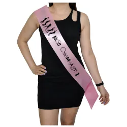 Szarfa RÓŻOWA Osiemnastka Miss osiemnastki